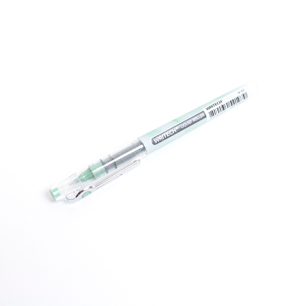 Writech, Rollerball/Ballpoint, Art & School, Swirl barrel, Liquid, 0.5mm, 715036, Avocado